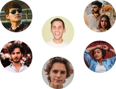 grid of smiling people